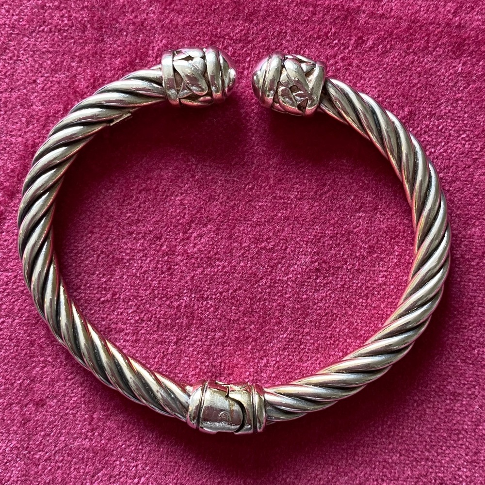 ITALIAN 925 SS CABLE BRACELET LIKE YURMAN